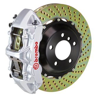 05-14 Mustang GT Excl non-ABS Equipped Fr GT BBK 6Pist Cast 355x32 2pc Rtr Drill-Silver