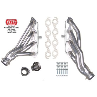 HD Silver Mid-Length EO Headers For 67-81 Camaro 396-502 w/A.I.R.