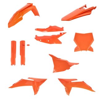 2025 KTM 125-450 SX/ SX-F/XC/XC-F Full Plastic Kit - 16 Orange