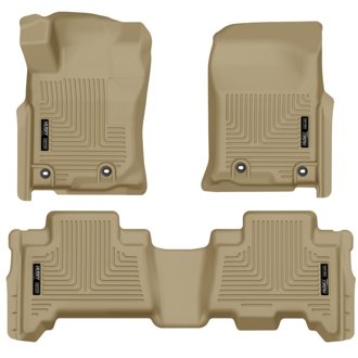2013 Toyota 4Runner WeatherBeater Tan Front & 2nd Seat Floor Liners