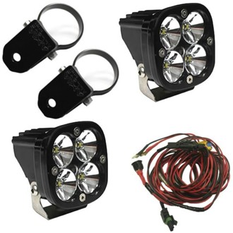 Squadron Pro LED Light Pods Kit w/A-Pillar Mounts/2.00in Harness
