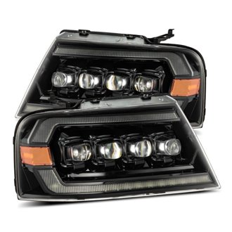 04-08 Ford F-150 (No 2004 Heritage) NOVA-Series LED Proj HL Chrome w/Actv Light / Seq. Sig