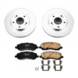 Evolution Coated Rotor And Low-Dust Ceramic Brake Pad Kit