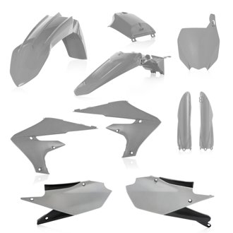 18-23 Yamaha YZ250F/ YZ250FX/ YZ450F/ YZ450FX (Includes Tank Cover) Full Plastic Kit - Gray