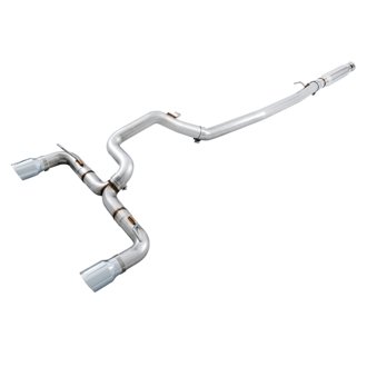 Awe Track Edition Cat-Back Exhaust For Ford Focus Rs - Chrome Tips