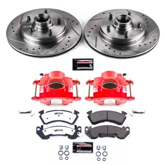 Z26 Street Performance Ceramic Brake Pad, Drilled Slotted Rotor, and Caliper Kit