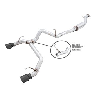 AWE 0FG Catback Exhaust for Ford Bronco with BashGuard™ - Dual 4.5"  Tips