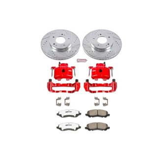 Z26 Street Performance Ceramic Brake Pad, Drilled Slotted Rotor, and Caliper Kit