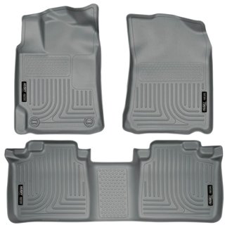 07-11 Toyota Camry (All) WeatherBeater Combo Gray Floor Liners (One Piece for 2nd Row