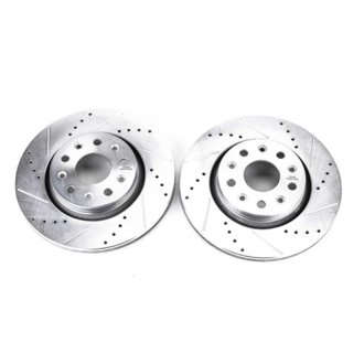 Evolution Performance Drilled And Slotted Rotor Pair