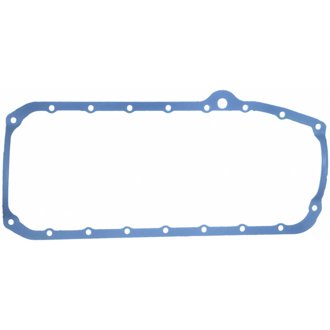 Small Block Chevy 1-piece w/steel core Engine Oil Pan Gasket Set Molded rubber
