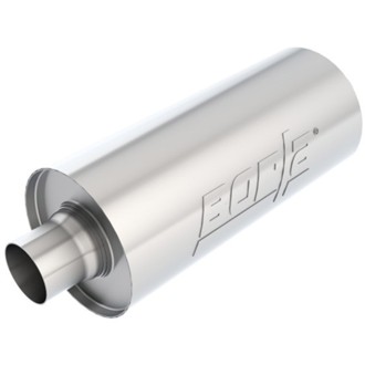 Universal Performance 2.5in Inlet/Outlet Stainless Racing Muffler