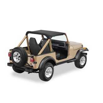 87-91 Wrangler YJ Strapless Targa Bikini (Black Denim
