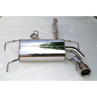 08+ WRX Hatch Q300 Single Rolled SS Cat-back Exhaust