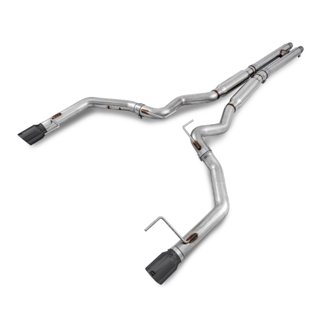 AWE Track Edition Cat-back Exhaust for S550 Mustang GT - Dual Tip