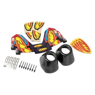 CRF250R 18-21/ CRF450R 17-20 Dual Fact 4.1 Carbon Replacement Endcaps (2 Piece Kit