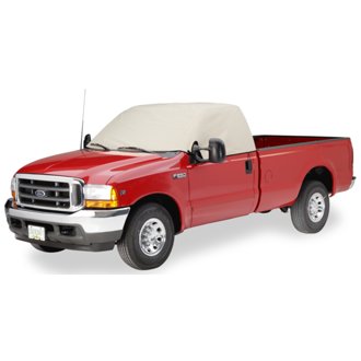 Custom Tan Flannel Cab Cooler - Tan