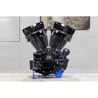 2018+ Oil Cooled M8 Softail Models MK136B Black Edition Engine w/ 550G Cam