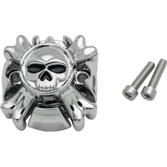 Replacement Zombie Grip Emblems Without Throttle Boss Chrome