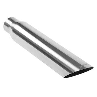 Single Exhaust Tip - 2.5in. Inlet/4in. Outlet