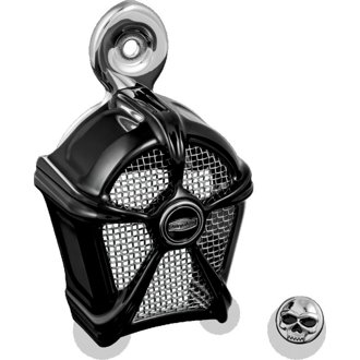Mach 2 Horn Cover Black With Chrome Mesh