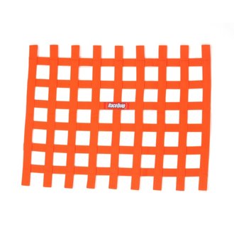 Orange Ribbon Window Net