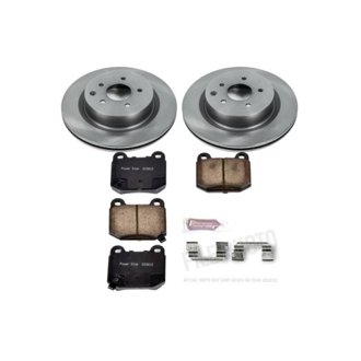 Oe Stock Replacement Low-Dust Ceramic Brake Pad And Rotor Kit