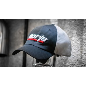 Logo Gray/Black Baseball Cap - Velcro Closure, One Size Fits All