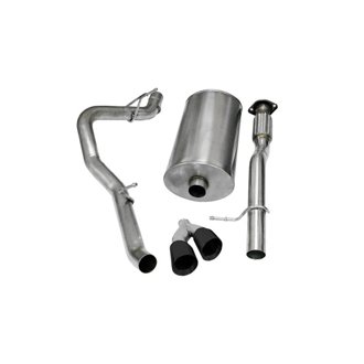 Corsa 2009-2013 Chevrolet Suburban 1500 5.3L V8 Black Sport Cat-Back Exhaust