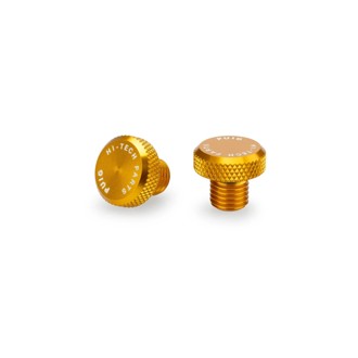 Mirror Hole Screw Plug Gold