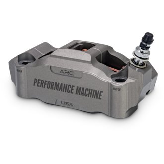 125 x 4 Race Series Radial Mount Caliper with ARC - Left - Gunmetal Grey