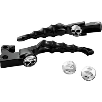 Zombie Levers 08-13 Touring Cable Gloss Black