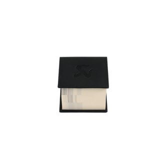 Leather Memo Notepad - Black