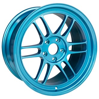 RPF1 18x9.5 5x114.3 38mm Offset 73mm Bore Emerald Blue Wheel (MOQ 40
