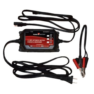 Yuasa 1.2 Amp Charger & Maintainer - 12V