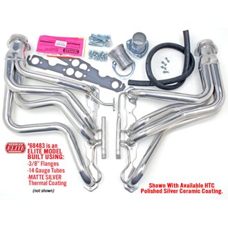 HD Silver Long-Tube EO Headers For 87-91 Corvette 283-400 w/A.I.R