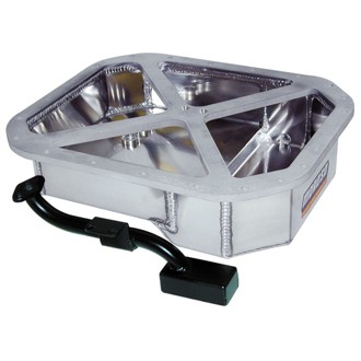 Mazda 13B Rotary (w/Rear Sump) Drag Race Baffled Wet Sump 6.25qt 4in Aluminum Oil Pan