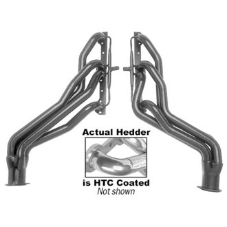 SILVER LONG-TUBE E.O. HEADERS For 1988-95 GM TRUCKS; 5.0-5.7L With A.I.R.