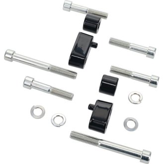 Driver Floorboard Spacers 09-Up Touring Models Gloss Black