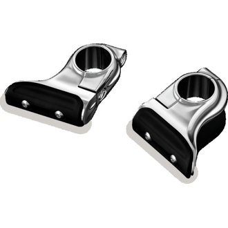 Toe Rest Cruise Pegs Chrome (Pair