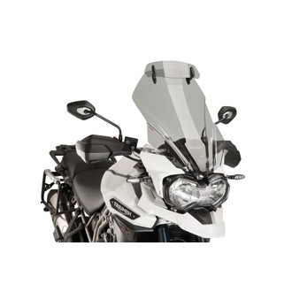 Touring Windshield With Visor Smoke