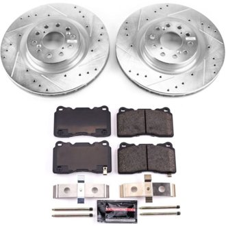 Z23 Daily Driver Carbon-Fiber Ceramic Brake Pad and Drilled & Slotted Rotor Kit