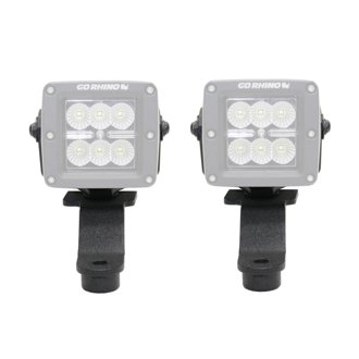 XE Windshield Cowl Light Mounts for Jeep JL/JT - Fits Single 3x3 LED Cube