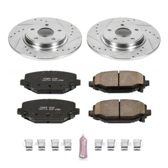 Z23 Daily Driver Carbon-Fiber Ceramic Brake Pad and Drilled & Slotted Rotor Kit