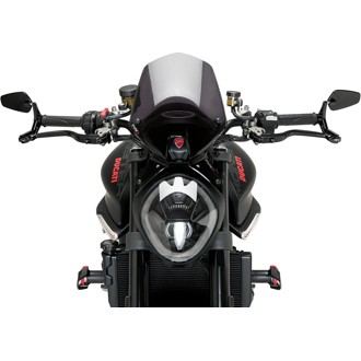 Brake Lever Protector With Rearview Mirror Pro Black