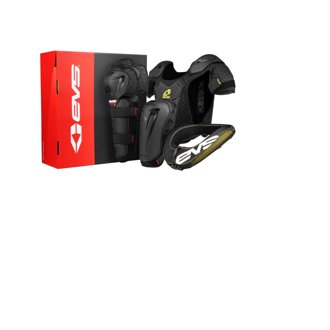 EVS Slam Combo(Option Knee/ Option Elbow/ R2 Collar/ Bantam Deflector) Black - Mini