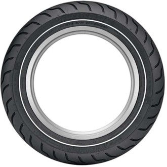 American Elite Bias Rear Tire - MT90B16 M/C 74H TL - Narrow Whitewall