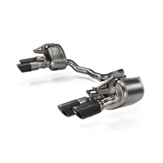 2024+ Porsche Panamera Slip-On Line (Titanium) w/ Carbon Tips: Requires V6 or V8 fit kit
