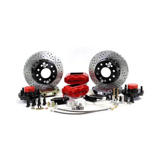 Baer Brakes 11" SS4+ Front Brake Kit, Red, SDZ, Std. Studs