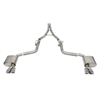 Corsa 15-23 Challenger SRT/Hellcat/Demon/Redeye 2.75in Valved CB DR Exit w/ Twin 3.5in Pol Pro Tips